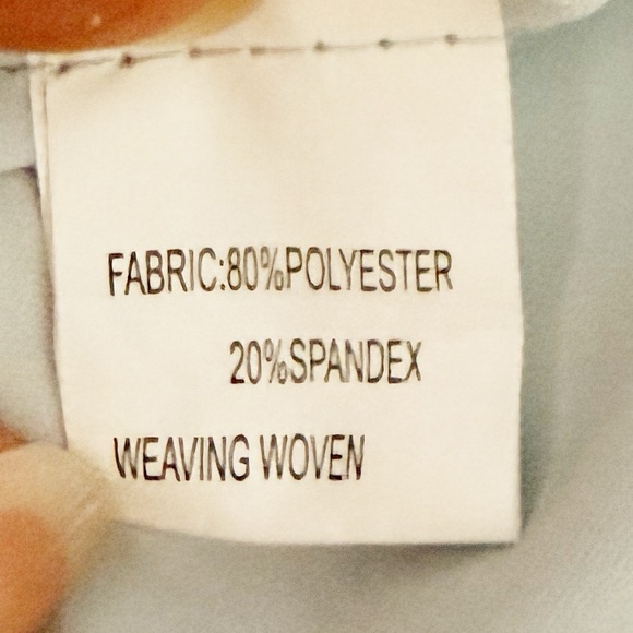 Elegant Belted Pale Blue Lightweight Day Robe w/Ruffled Hem at Sleeve, Bottom - Picture 11 of 12